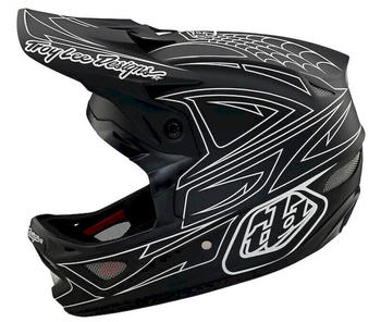 Troy Lee Designs D3 Fiberlite Helmet-Factory black