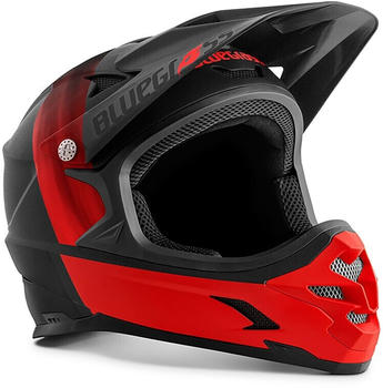 Bluegrass Intox Downhill Helmet Matt black/red
