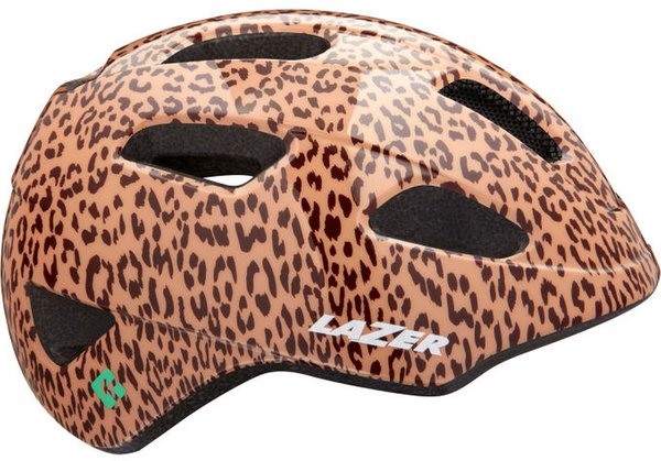 Lazer PNut KinetiCore Kid's helmet brown leopard