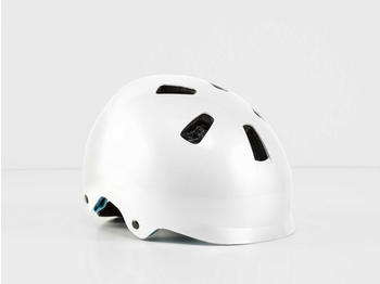 Bontrager Jet Wavecel Youth helmet white/azure