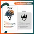 KED Street JR. Pro Kid's helmet arcardia green orange matt