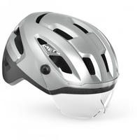MET 3HM141CE00MHV1, MET Intercity Mips Fahrradhelm Reflective Mat visir Silber
