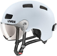 Uvex 41002805761514, uvex Rush Visor Fahrradhelm (55-58 cm, 06 cloud matt)