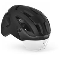 MET 3HM141CE00, MET Intercity Mips Fahrradhelm mit Visir Schwarz