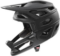Uvex S41006205700116, uvex revolt Fullface Helm (52-57 cm, 01 all black matt)