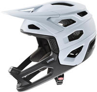 Uvex S41006205700220, uvex revolt Fullface Helm (57-61 cm, 02 cloud/black matt)