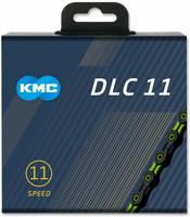 Kmc 31142, Kmc X11 Sl Dlc Road/mtb Chain Gr&uuml;n,Schwarz 116 Links Black / Green