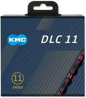 Kmc 303524, Kmc Dlc 11 Road/mtb Chain Schwarz,Rosa 118 Links Black / Pink