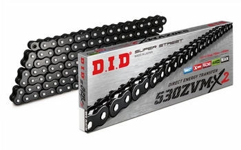 D.I.D. ZVM-X Black Antriebskette Raven Edition mit Nietenglied (7970600)