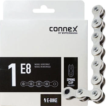 Connex Connex Kette 1/2 x 1/8 1E8 1-fach E-25 Nickel 132 Glieder silber