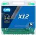 KMC X12 gewachst 12-fach Kette aurora grün