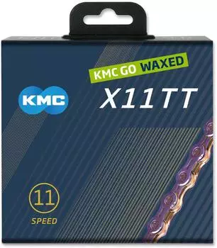 KMC TT11 Waxed Kette 11-fach neochrome (BX11TTNC8W)