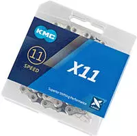 KMC BX11NB114, KMC X11 Kette 11-fach 11 fach / 114 Glieder grau/schwarz