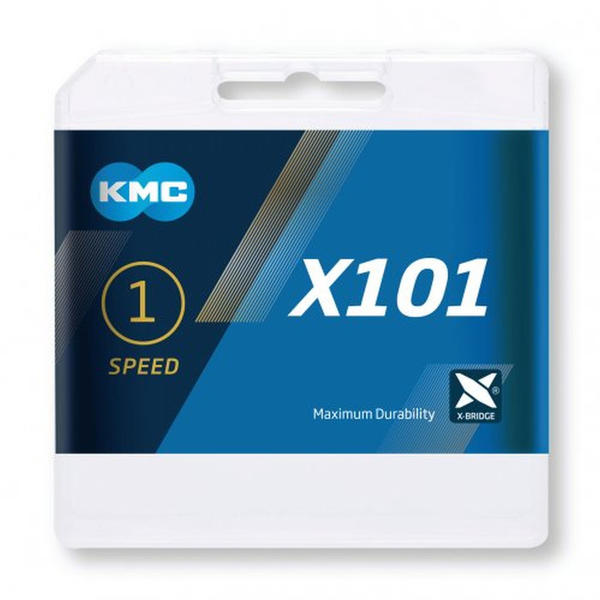 KMC X101 1-fach silver 112