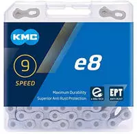 Kmc 707569/BE08SEP22, Kmc E8 Ept E-bike Chain Silber 122 Links Silver