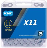 Kmc 303542, Kmc X11 Road/mtb Chain Silber 114 Links Grey