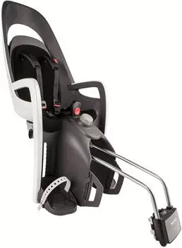 Hamax Caress bicycle seat with lockable frame mount, White/Black