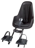 Bobike GO Mini Kindersitz - Rahmenmontage vorn Schwarz Modell 2026