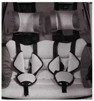 XLC Duo S Kindersitz mit Gurt, beige/anthrazit (3092070012)