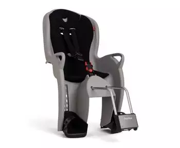 Hamax Kiss Fahrrad-Kindersitz Rahmenrohr-Befestigung grau/schwarz (Ham551064)