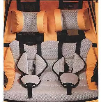 XLC DUO S BS-X125 Textilsitz mit Gurt, marigold-anthrazit (3092070010)
