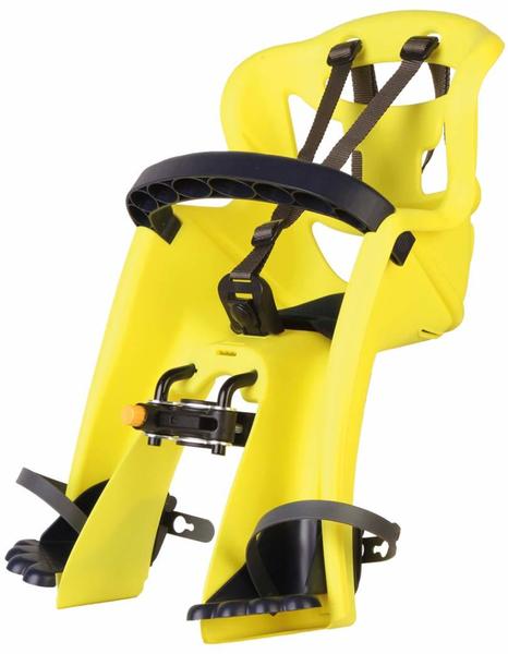 Bellelli Fahrradsitz Tattoo Plus Handlefix handlebar mount Yellow High Viz