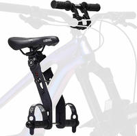 Kids Ride Shotgun 2.0 MTB Front Kindersitz/Lenker Combo Set, Black