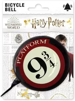 Logoshirt Harry Potter Platform 9¾ Retro-Fahrradklingel, Stahl, Ø 80mm (816-1778/000)