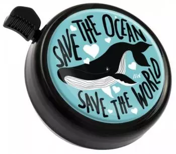 LIIX Big Colour Bell "Save the Ocean", schwarz