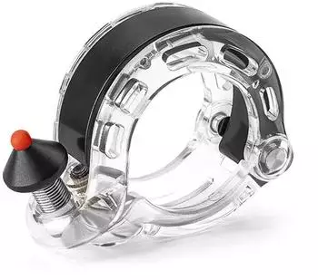 Rockbros Q-förmige Fahrradklingel, Aluminium/Kunststoff, transparent (34210028002)