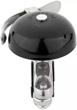 Cateye Hibiki Fahrradklingel Aluminium, schwarz (OH-2300A)