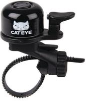 CATEYE Fahrradklingel OH-1400, schwarz, Glocke, Mini, Aluminium