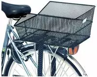Basil 11116 Cento Hinterradkorb f&uuml;r Schultasche 39x24x21cm, engmaschig, schwarz
