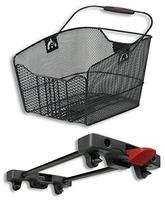 KLICKfix Fahrradkorb Citymax Racktime Vario, schwarz, 24 l, hinten, f&uuml;r