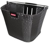 KLICKfix Fahrradkorb Strucutra, schwarz, Kunststoff, 16 l, vorne, f&uuml;r Lenker, 34 x