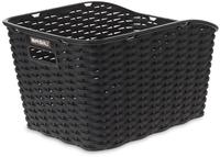 Basil Fahrradkorb Weave WP, schwarz, Kunststoff, 20 Liter, hinten, f&uuml;r
