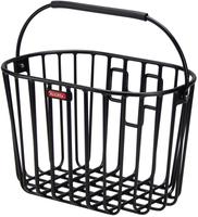KLICKfix Vorderradkorb Alumino 40x25x26cm, 16ltr, schwarz