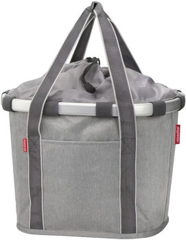 Reisenthel Bikebasket dots herringbone grey