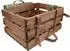 UNUS Fahrradkiste hinten, Holz, mit Picknickdecke & Flaschenhalter