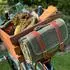 UNUS Fahrradkiste hinten, Holz, mit Picknickdecke & Flaschenhalter