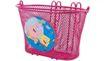 Bike Fashion Kinderfahrradkorb SpongeBob, Metall, pink/violett/bunt