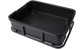 Atran Velo Bakery Crate Fahrradkorb mit AVS Adapter, schwarz, 35x45x13cm