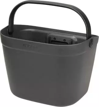 KLICKfix Mio Basket Vorderradkorb 16l, schwarz