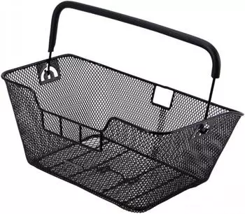 CON-TEC Fredo Hinterradkorb schwarz, 31x35x18cm