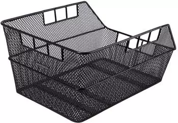 CON-TEC Mocca Hinterradkorb schwarz, 45x31x22cm