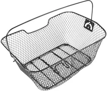 ON Bike Fahrradkorb hinten, Metall, rechteckig, 40x31x19cm (WG006 REAR BASKET)