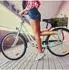 Relaxdays Fahrradkorb hinten Metall, 22x30x46cm, schwarz (10039941_0)