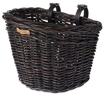 Basil Darcy Rotan Front Wheel Basket, nature melee (2021) black