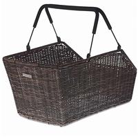 Basil 2128016710, Basil Cento Rattan Look Multi System Fahrradkorb hinten, abnehmbar,