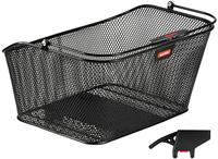 KLICKfix Hinterradkorb City mit KorbKlip 40x20x30cm engmaschig, schwarz
